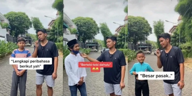 Miris, Ditanya Soal Peribahasa Indonesia Anak-Anak Ini Malah Lebih Tahu Tarek Sis Semongko