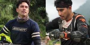 10 Potret Darius Sinathrya Pas Motoran, Kelihatan Gagah dan Macho Banget!