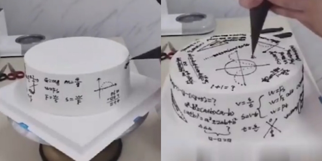 Chef Pastry asal China Ciptakan Kue dengan Motif Rumus Matematika, Auto Mikir Keras!