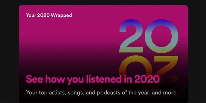 Cara Membuat Spotify Wrapped 2020 untuk Dibagikan ke Akun Media Sosialmu, Gampang Banget!