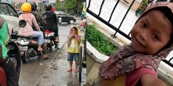 Viral Bocah Ngemis Hujan-Hujanan di Pinggir Jalan, Ini Faktanya yang Bikin Haru