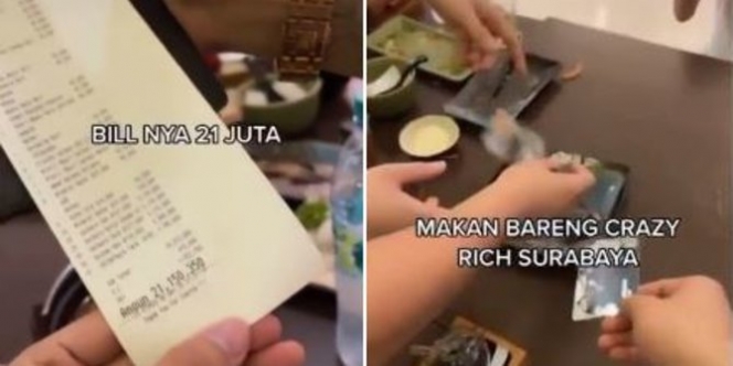 Viral Para Crazy Rich Surabaya Rebutan Bayar Tagihan Makan 21 Juta! 