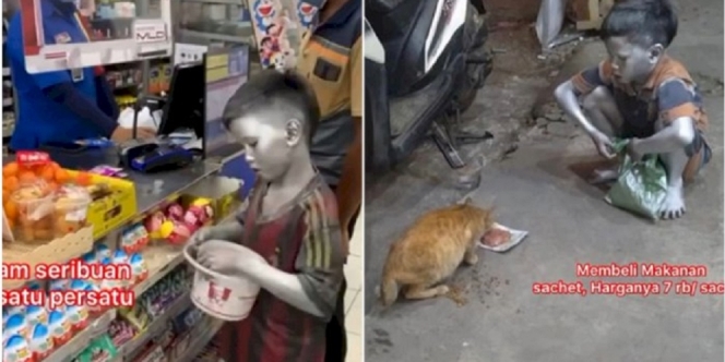 Sungguh Mulia, Bocah Silver Rela Sisihkan Uang Demi Kasih Makan Kucing Walau Pendapatan Tak Seberapa