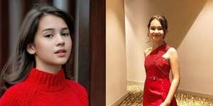 7 Pesona Sandrinna Michelle Pakai Baju Merah, Bikin Auranya Makin Terpancar