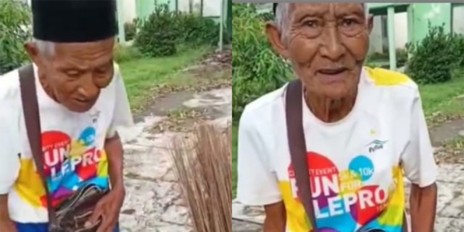 Kisah Pilu Kakek 87 Tahun, Uang Hasil Jualan Sapu Lidi Dijambret Orang di Pinggir Jalan
