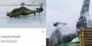 Niat Beli Helikopter Mainan, Pria Ini Kaget yang Datang Malah Asli!