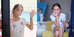 10 Potret Kece Chloe Lynch, Putri Melaney Ricardo yang Bermata Indah yang Jadi Model Cilik
