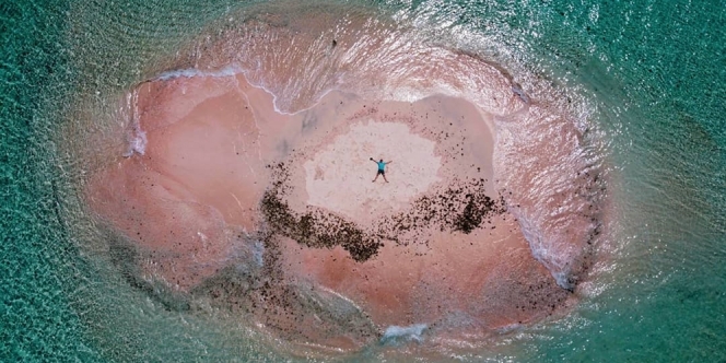 Pesona Gili Pasir, Pulau yang Muncul Sekejap di Lautan Lombok