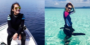 Suka Tantangan, Sederet Aktris Cantik Indonesia ini Punya Hobi Diving