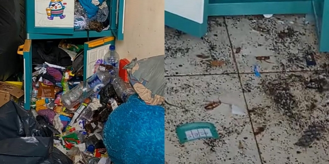 Udah Ditinggali 5 Tahun, Kamar Kos Cewek Ini Penuh Tumpukan Sampah Bahkan Jadi Sarang Kecoak