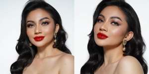 5 Potret Cantik Ariel Tatum Tampil Memukau dengan Bibir Merah Merona