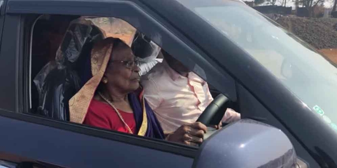Umur Tua Jiwa Muda Membara, Nenek 89 Tahun Antusias Belajar Nyetir Mobil dan Bikin SIM