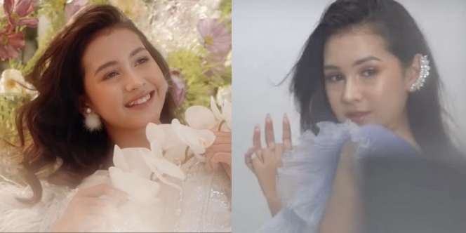 9 Potret Terbaru Sandrinna Michelle Bertabur Bunga, Cantik dan Flawless Bak Bidadari!