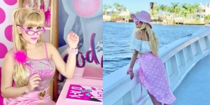 Berpenampilan Serba Pink, Ini Potret Selebgram Cantik 'Jadi' Barbie di Dunia Nyata!