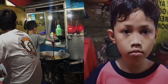 Sungguh Gigih Perjuangan Anak Kecil Ini, Jualan Nasi Goreng di Malam Hari Demi Sepeser Rupiah