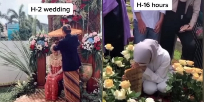 Calon Suami Meninggal 16 Jam Sebelum Pernikahan, Perempuan Ini Hanya Bisa Menangis di Makamnya