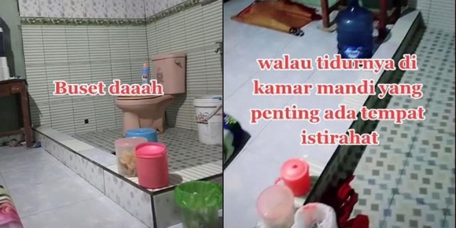 Tanpa Dilengkapi Sekat Dinding, Potret Kos dengan Kamar Mandi Dalam Ini Bikin Netizen Kaget!