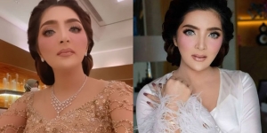8 Detail Makeup dan Gaun Ashanty di Akad Nikah Aurel Hermansyah, Anggun Bak Putri Keraton