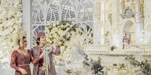 7 Potret Detail Wedding Cake Atta Halilintar dan Aurel Hermansyah, Disebut Kue Terbesar di 2021