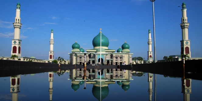 Pesona Megahnya Masjid Agung An Nur Pekanbaru yang Disebut Taj Mahalnya Indonesia