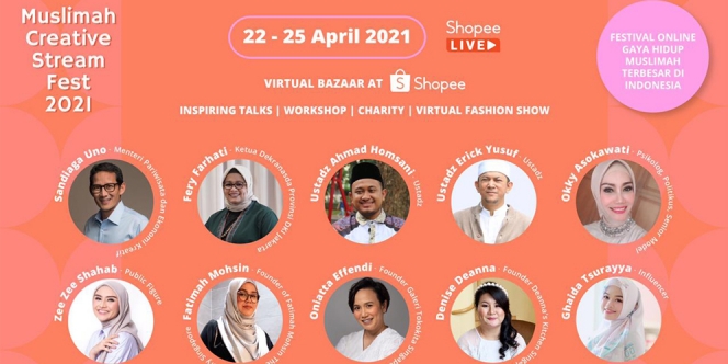 Muslimah Creative Stream Fest 2021, Parade Event Online Scarf Media Selama Bulan Ramadan