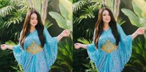 8 Potret Celine Evangelista Pakai Kaftan, Anggun dan Menawan Banget!