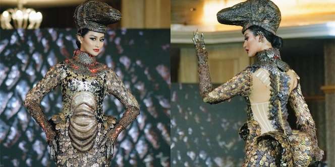 Ini Potret Ayu Maulida Pakai Kostum Komodo yang Siap Tampil di Miss Universe 2020