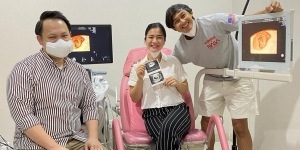 Pertama Kali Dengar Detak Jantung Bayi Dalam Kandungan, Tangis Felicya Angelista Pecah