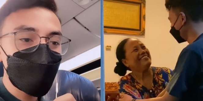 Pura-Pura Jadi Kurir, Pria Rantau Ini Kejutkan Ibunya dengan Pulang ke Rumah Diam-Diam