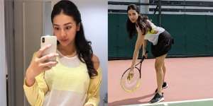 Potret Segar dan Cantiknya Anya Geraldine Main Tenis, Bikin Semangat Olahraga