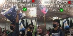 Viral Video Pengantin Ini Dikasih Kado Nikah Perabotan Rumah Tangga Sama Teman-Temannya