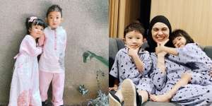 Akur dan Kompak Banget, Ini Sederet Potret Anak Nycta Gina Pakai Baju Kembar