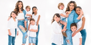 Photoshoot Keluarga Tanpa Stefan William, Celine Evangelista Blakblakan Soal Hubungan Pernikahan