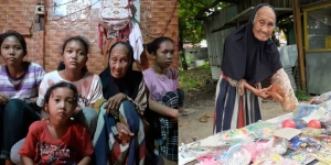 Jualan Sandal dengan Hasil 3 Ribu, Nenek Napisah dan 4 Cucunya yang Yatim Sering Tahan Lapar