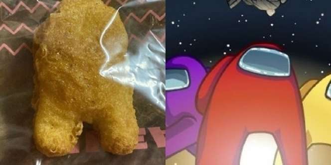 Nugget Berbentuk Among Us dari The BTS Meal Dilelang, Harganya Sampai Rp 1 Miliar