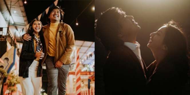 10 Potret Prewedding Joshua Suherman dan Clairine Clay, Tertawa Lepas dengan Suasana Romantis