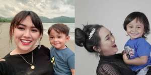 8 Momen Happy Asmara Asuh Adik Bungsunya, Bak Ibu dan Anak