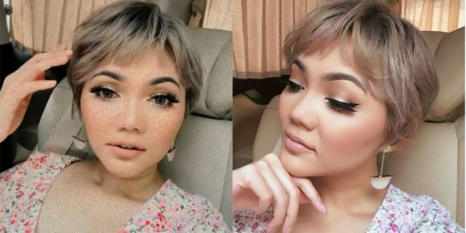 Rina Nose Unggah Foto Pamer Rambut Baru, Makin Kece dan Fresh!