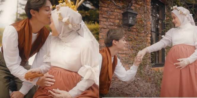 Bak di Negeri Dongeng, Ini Maternity Shoot Dinda Hauw dan Rey Mbayang dengan Gender Reveal!