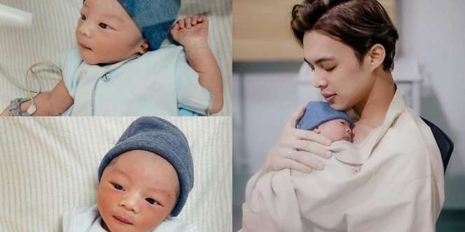 Deretan Potret Arshakalif Anak Dinda Hauw yang Baru Lahir, Ganteng Mirip Rey Mbayang