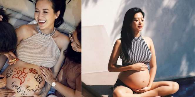 Ini Potret Baby Shower Sylvaa Fully dengan Perut Membesar dan Dicoret-Coret!