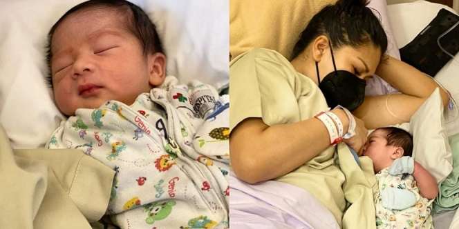 Ini Potret Anak Tata Janeeta dan Brotoseno yang Baru Lahir dan Miliki Paras Tampan
