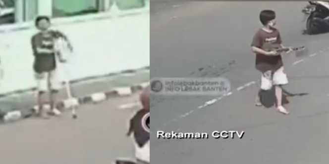 Terekam CCTV, Dua Pengemis Ini Ternyata Pura-Pura Cacat