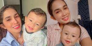 Makin Pinter Gaya dan Sadar Kamera, Ini Potret Baby Saka yang Ganteng Banget!