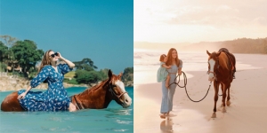 10 Potret Serunya Yasmine Wildblood Liburan Bareng Keluarga di Sumba, Main ke Pantai dan Naik Kuda