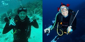 10 Selebriti yang Punya Hobi Diving di Laut, Ada yang Menyelam Pakai Kostum Duyung lho