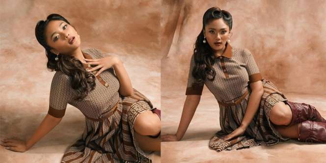 Ini Potret Marion Jola dengan Gaya Hollywood Klasik, Kulit Eksotisnya Cantik Banget!