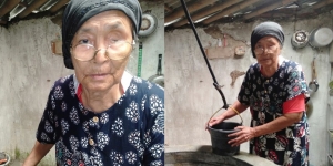 Hidup Sebatang Kara dengan Mata Sebelah Buta, Nenek Yasem Hanya Bisa Minum Air Putih Saat Sakit