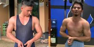 10 Potret Rizki DA Nge-Gym, Pamer Dada Bidang dan Bahu Lebar!