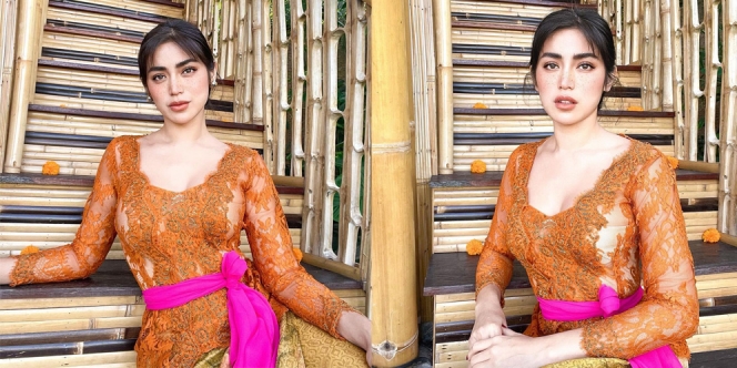 Cantik Berkebaya Bak Gadis Bali, Penampilan Jessica Iskandar Tuai Pujian